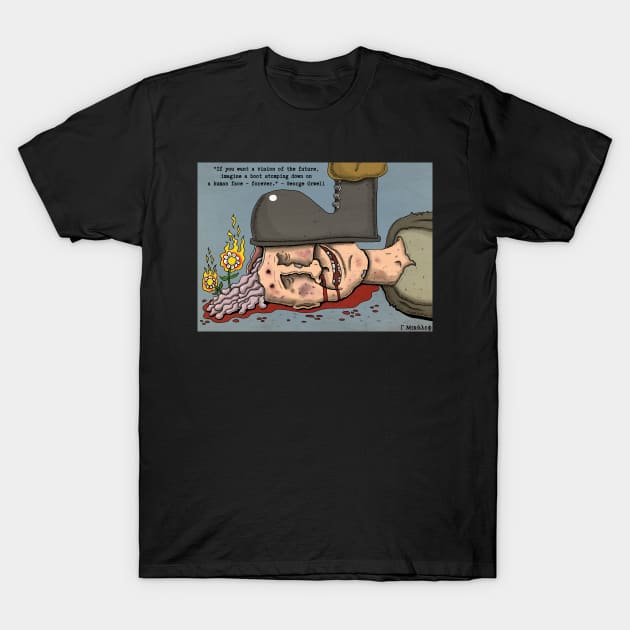 George Orwell 1984 T-Shirt by micalef